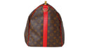 Louis Vuitton Keepall 50 Monogram Red Leather Trim