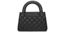 Chanel Mini Kelly Top Handle Quilted Shiny Aged Calfskin