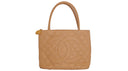 Chanel Tote Tan Medallion