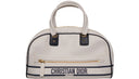 Christian Dior Black White Bowling Bag