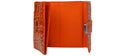 Bottega Crocodile Orange Wallet