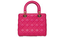 Lady Dior Hot Pink Medium