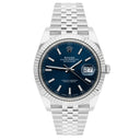 Rolex Datejust 41mm Blue Index Dial Stainless Steel Jubilee Watch 126334-0002 - 2017
