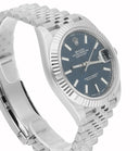 Rolex Datejust 41mm Blue Index Dial Stainless Steel Jubilee Watch 126334-0002 - 2017