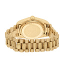 Rolex Day-Date 18238 36mm 18K Yellow Gold Watch Diamond Bezel Champagne Diamond Dial