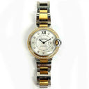 Cartier Ballon Bleu 33mm Diamond Bezel WE902077 with Silver Dial 2015 Watch
