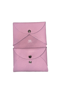 Hermes - Calvi Card Holder Epsom Leather in Pink
