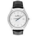 Jaeger-LeCoultre Master Control Date 176.8.40.S Q1548420 Silver Dial New Leather Strap Stainless Steel Watch