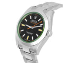 Rolex Milgauss 116400GV 40mm Stainless Steel Orange Hand Black Dial Watch - 2013