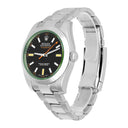 Rolex Milgauss 116400GV 40mm Stainless Steel Orange Hand Black Dial Watch - 2013