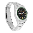 Rolex Milgauss 116400GV 40mm Stainless Steel Orange Hand Black Dial Watch - 2013