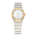 Omega Constellation 123.20.27.60.55.004 White MOP Diamond 27mm Ladies Watch