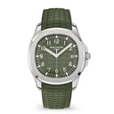 Patek Philippe Aquanaut 5168G-010 Khaki green embossed Dial White Gold Watch - 2023