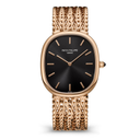 Patek Philippe Golden Ellipse 5738/1R-001 Black Dial Rose Gold Watch