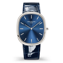 Patek Philippe Golden Ellipse 5738P-001 Blue Dial Platinum Watch