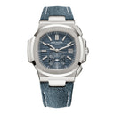 Patek Philippe Nautilus 5980/60G-001 Opaline blue-gray Dial White gold Watch