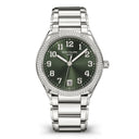 Patek Philippe Twenty-4 7300/1200A-011 Olive Green Sunburst Dial Stainless Steel Watch
