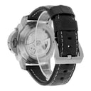 Panerai Luminor 1950 3 Days GMT 44mm Stainless Steel With Black Leather Watch Black Dial pam00321