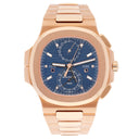 Patek Philippe Nautilus 5990/1R-001 Sunburst blue Dial Rose gold Watch - 2022