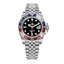 Rolex 126710BLRO GMT-Master II 40mm  Jubilee Stainless Steel Watch Black Dial 2024