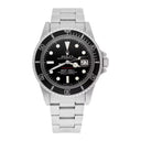 Rolex 40mm 'Red Submariner' 1680 Stainless Steel Black Watch 'Feet First' 1978