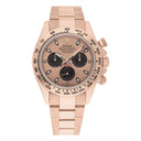 Rolex Cosmograph Daytona 116505-0009 Pink/Black Dial 18K Rose Gold Complete 2014
