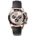 Rolex Cosmograph Daytona Oysterflex Strap 126515LN-0006 Black Cerachrom Bezel Sundust Index Dial Watch 2024