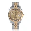 Rolex Datejust 36mm Champagne Index Dial 116233 Stainless Steel With Yellow Gold Watch