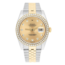 Rolex Datejust 36 Gold & Steel 116233 Watch Champagne Dial Jubilee Watch