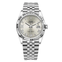 Rolex Datejust 126234-0029 Stainless Steel Silver Dial Pave at 6 and 9 Jubilee 2024