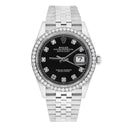 Rolex Datejust 126234 Black 36mm Stainless Steel Jubilee Watch