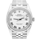 Rolex Datejust 126234 Stainless Steel 36mm White Roman Dial Jubilee Bracelet