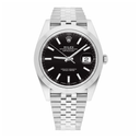 Rolex Datejust 41 126300 Steel Black Index Dial Mens Watch Jubilee Band
