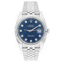 Rolex Datejust 126334-0016 41mm Blue Diamond Dial Jubilee Bracelet Stainless Steel Watch
