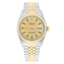 Rolex Datejust 36mm 16013 Two Tone Champagne Linen Dial Jubilee Circa 1986