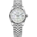 Rolex Datejust 278274-0006 Stainles Steel and White Gold Bezel with Mother of Pearl Diamond Dial Jubilee Watch 2024
