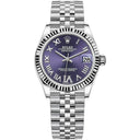 Rolex Datejust 278274-0026 Stainless Steel and White Gold with Purple Roman Dial Watch 2024