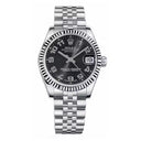 Rolex Datejust 31 178274 Jubilee Stainless Steel with Concentric Black Arabic Dial Watch 2007