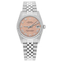 Rolex Datejust 31mm 68274 Salmon Roman Dial Stainless Steel Watch W/G Bezel Circa 1987