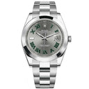 Rolex Datejust 36mm 126200-0018 Stainless Steel Watch Wimbledon Dial 2024
