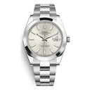 Rolex Datejust 41mm Oyster 126300 Stainless Steel Watch Silver Index Dial