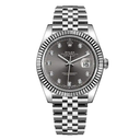 Rolex Datejust 41mm Jubilee 126334 Stainless Steel Watch Rhodium Diamond Dial