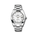 Rolex Datejust 126300-0015 41mm Stainless Steel Watch with White Roman Dial