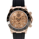 Rolex Daytona 40mm 116515LN Rose Gold Watch with Black Rubber Watch Pink Diamond Dial 2020