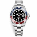 Rolex GMT-Master II  126710BLRO Oyster Bracelet  Stainless Steel Watch Pepsi Bezel Black Dial MINT 2021