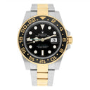 Rolex GMT-Master II 40mm 116713LN Oyster Stainless Steel & Yellow Gold Watch Black Dial