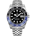 Rolex GMT-Master II 40mm Black & Blue Batgirl Bezel Jubilee Bracelet 126710BLNR Stainless Steel Black Dial