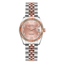 Rolex Lady-Datejust 26mm 179171-0018 Jubilee Stainless Steel & Rose Gold Watch Pink Diamond Dial 2006
