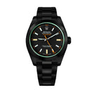 Rolex Milgauss 116400GV Green Crystal Black Dial Black PVD/DLC Stainless Steel Watch