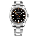 Rolex Milgauss 40mm 116400 Stainless Steel with Black Dial Watch